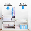 Kit Compactador a Vácuo SlimPress™ – Economiza 80% de espaço na mala